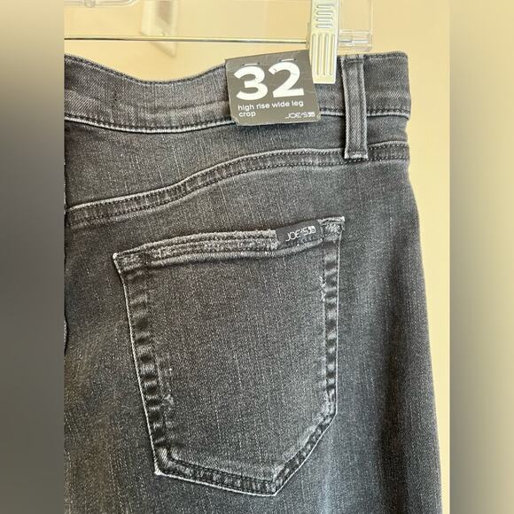 NWT Joe's High Rise Wide Leg Cropped Denim Jeans, Size 32, Isagel - Picture 7 of 11
